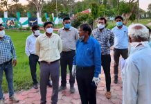 निगम आयुक्त झारिया द्वारा मिनी स्मार्ट सिटी व अमृत योजना के कार्यो का निरीक्षण, अपूर्ण व शेष कार्यो को अतिशीघ्र पूर्ण करने के दिये निर्देश