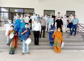 मेडिकल कॉलेज हॉस्पिटल से तीन और मरीज स्वस्थ होकर घर पहुंचे
