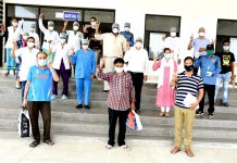 बुधवार को 5 और कोरोना पेशेंट स्वस्थ होकर अपने घर पहुंचे