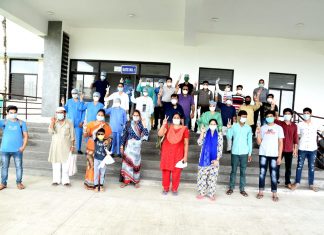 सोमवार को 11 पेशेंट स्वस्थ होकर घर पहुंचे…