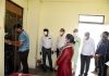 राजनीतिक दलों के प्रतिनिधियों की उपस्थिति में ईवीएम स्ट्रांग रूम खोले गए