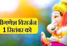 प्रशासन द्वारा गणेश प्रतिमा विसर्जन के लिये जगह चिन्हित की गई, जानिए कौन सी जगह है आपके पास…