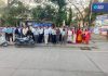पांच दिवसीय बैंकिंग सहित अन्य लंबित मुद्दों को लेकर बैंककर्मियों का यूनाइटेड फोरम के बैनर तले प्रदर्शन