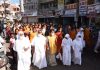 जय-जयकार के उदघोष से श्रमण संघीय प्रवर्तक प्रकाश मुनिजी म सा निर्भय की अगवानी