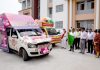 कलेक्टर ने एनीमिया के विरुद्ध जनजागरूकता रथ को हरी झंडी दिखाकर रवाना किया