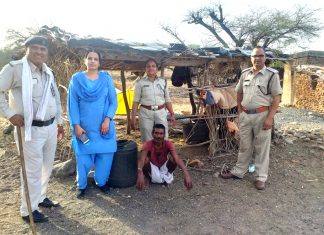 60 बल्क लीटर हाथ भट्टी मदिरा एवम 600 किलो महुआ लहान जब्त…