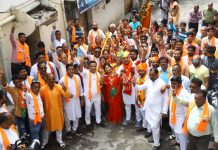 भाजपा द्वारा जन्म जयंती पर डॉ. मुखर्जी का स्मरण, भाजपा महापौर प्रत्याशी प्रहलाद पटेल ने किया पार्षद प्रत्याशियों के साथ सघन जनसंपर्क