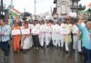 विभाजन विभिषिका स्मृति दिवस पर भाजपा ने निकाला मौन जुलूस