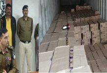 रतलाम पुलिस को बड़ी सफलता, स्पेयर पार्ट्स की बिल्टी पर कंटेनर से जा रही थी एक करोड़ की शराब….