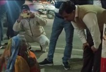बीती अर्धरात्रि कलेक्टर सूर्यवंशी निकले शहर में, बेघर निराश्रितो को ठंड से बचाने के लिए रेन बसेरा पहुंचाया