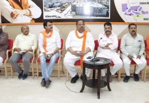 मुख्यमंत्री की तैय्यारियो में लगे भाजपा कार्यकर्ता…
