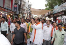 विधायक चेतन्य काश्यप ने घर-घर दस्तक देकर पहुंचाया प्रधानमंत्री मोदी का संदेश