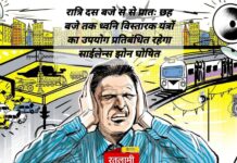रात्रि दस बजे से से प्रातः छह बजे तक ध्वनि विस्तारक यंत्रों का उपयोग प्रतिबंधित रहेगा, साईलेन्स झोन घोषित…