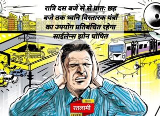 रात्रि दस बजे से से प्रातः छह बजे तक ध्वनि विस्तारक यंत्रों का उपयोग प्रतिबंधित रहेगा, साईलेन्स झोन घोषित…
