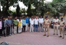 रतलाम अनुभाग के थानों में किया गया गुंडा परेड का आयोजन…