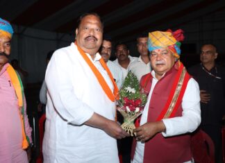 प्रधानमंत्री जी के सभा स्थल का केंद्रीय मंत्री नरेंद्र सिंह तोमर ने किया निरीक्षण…