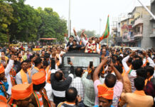 भाजपा विधायक चेतन्य काश्यप ने प्रचंड जीत के बाद विजय जुलूस में मतदाताओं को किया धन्यवाद ज्ञापित…