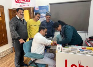 जाँच का मतलब बीमारी नहीं, स्वास्थ्य के प्रति जागरूकता! प्रेस क्लब के सदस्यों का हुआ स्वास्थ्य परीक्षण…
