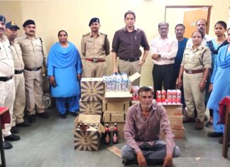 आबकारी विभाग द्वारा 45 हजार रूपए से अधिक मूल्य की अवैध मदिरा जब्त…