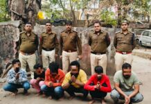 संत रविदास चौक पर जानलेवा हमला करने वाले के 06 आरोपियों को किया गिरफ्तार…