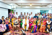 कान्यकुब्ज ब्राह्मण समाज ने मनाया होली मिलन और फाग महोत्सव